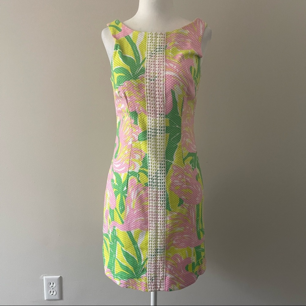 Lily Pulitzer Flamingo Fun shift dress